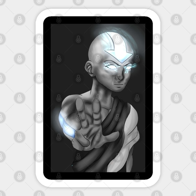 Avatar Aang Sticker by Cloudstar